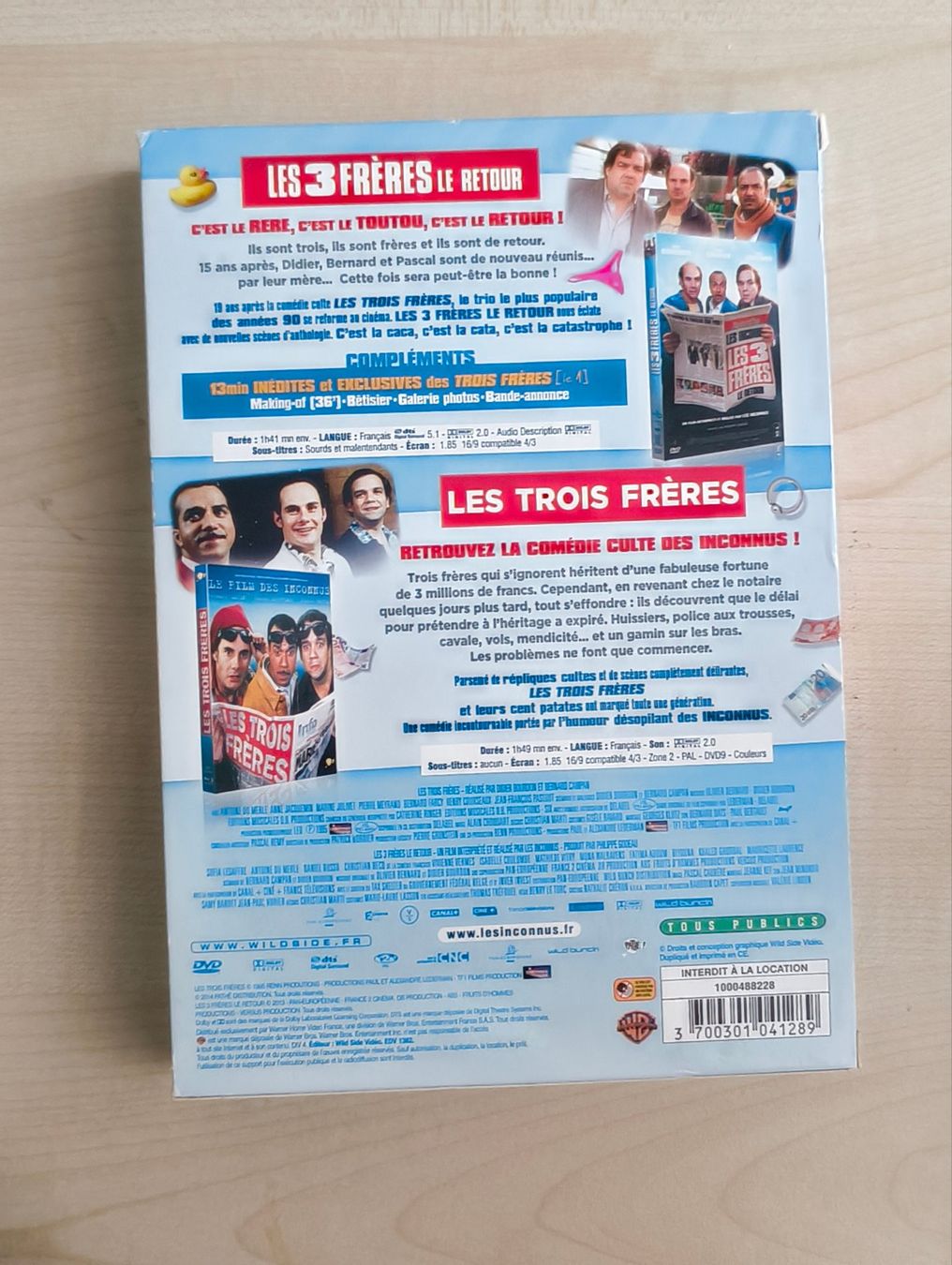 Tutti i DVDs: Les trois frères – Usato da Sion venduto da dor_8hwv 1
