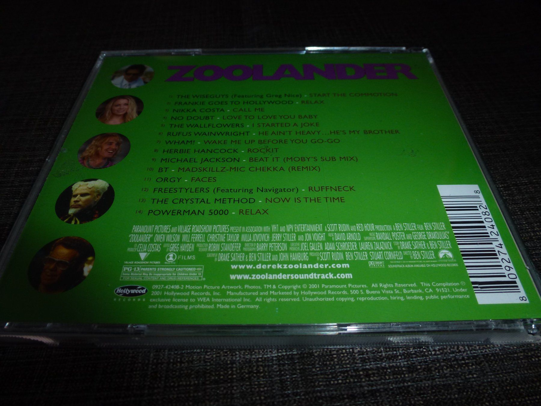 CDs: Zoolander - Motion Picture Soundtrack CD – D'occasion à Olten par Disc-Ausverkauf 1