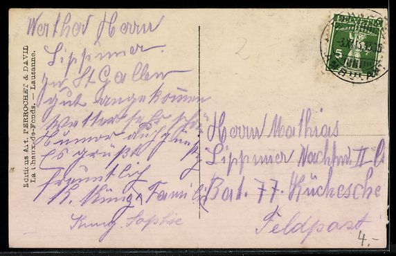 Cartoline postali: AK St. Gallen, Leonhardstrasse mit Passanten – Usato da Berlin venduto da bartko-reher 1