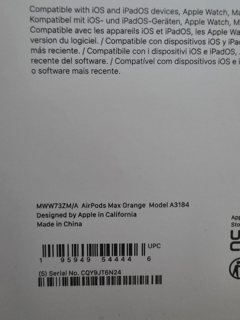Apple Kopfhörer: Airpods Max Orange  Model A3184 – Neu (gemäss Beschreibung) aus Thun von Darkgrenn 3