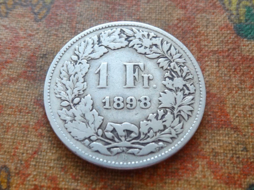 Alle Münzen: 1 Fr. 1898  (Y) – Gebraucht aus Romanel-sur-Lausanne von Swift13