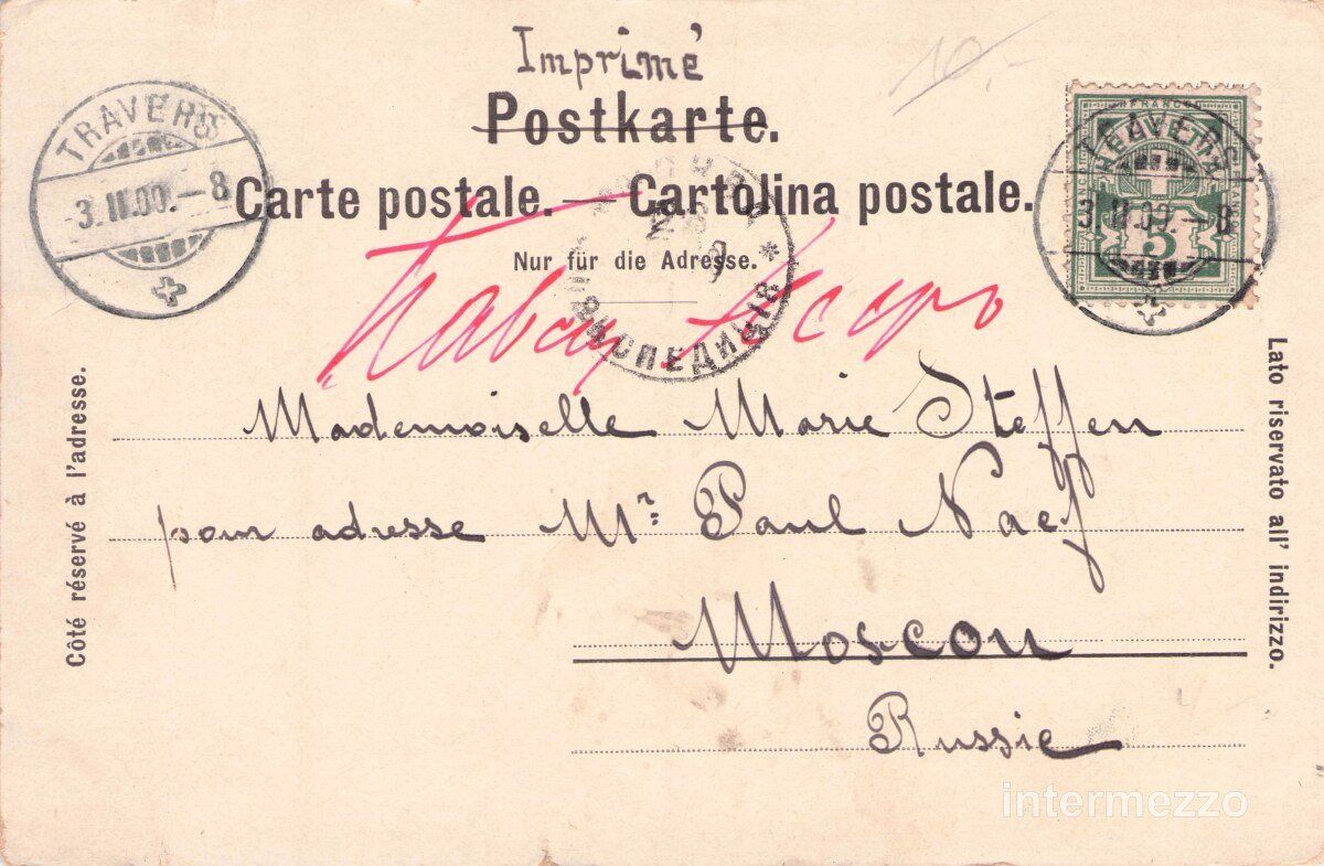 Cartoline postali: Magglingen Mâcolin BE // 1900 Litho – Usato da Basel venduto da intermezzo12 1
