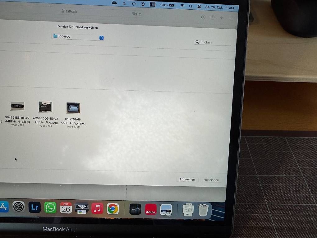Apple Notebooks: Verkaufe MacBook Air 2019 – Gebraucht aus Uster von  3