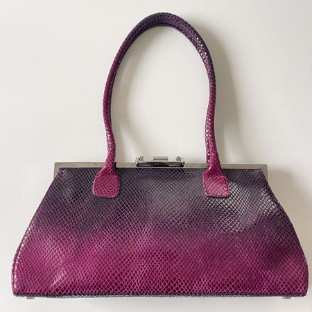 STUART WEITZMAN Python Leather Bag