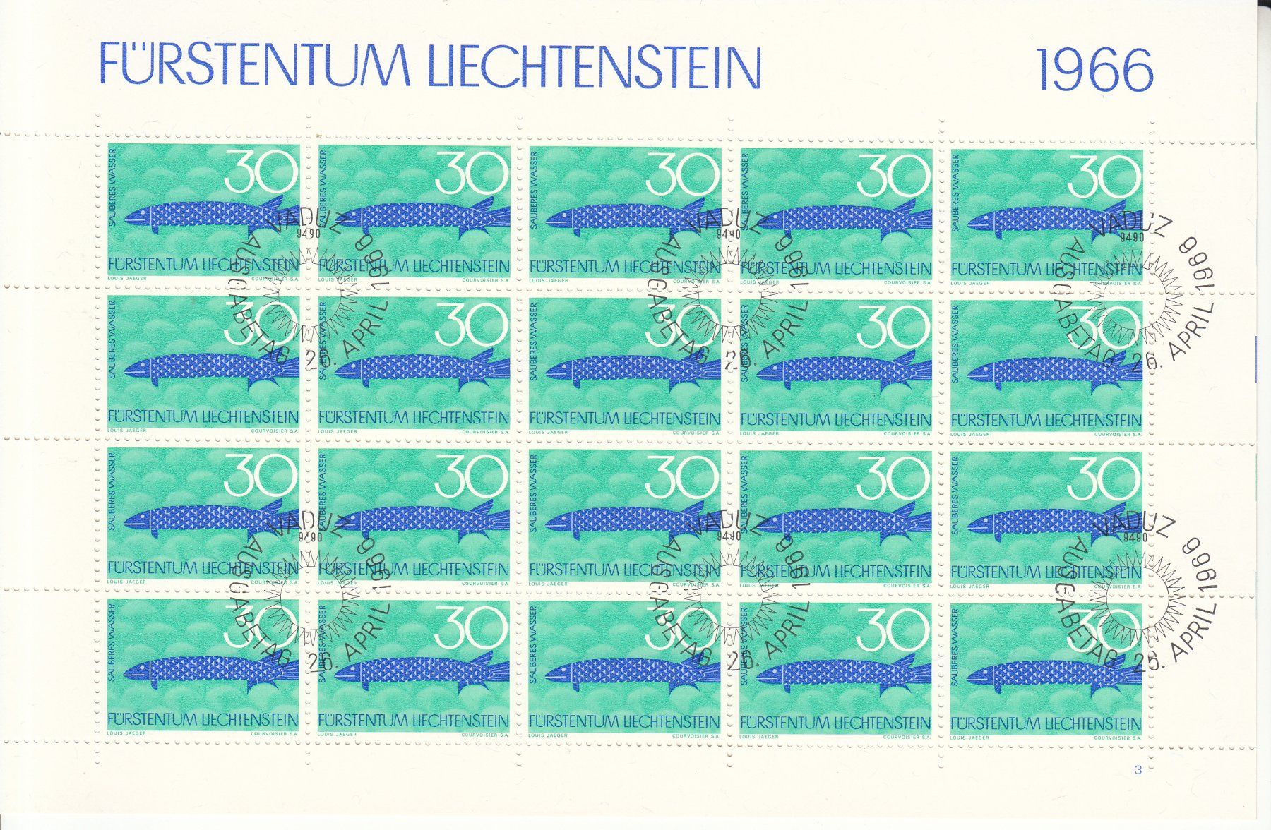Tutti i francobolli: LBK 395 - 398 Zierbogen mit ET – Usato da Bürglen TG venduto da StampGraf 3