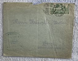 ANTIKER BRIEFUMSCHLAG SCHWEIZ 1900
