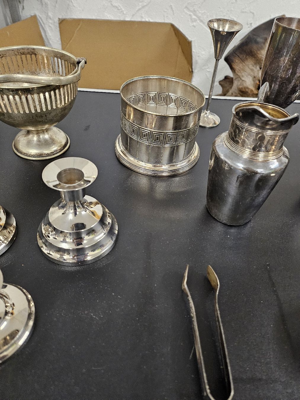 Set di posate: Silber oder Versilbert Konvolut  Becher Kerzenhalter und Div – Usato da St. Gallen venduto da Cocos_Ricardo 3