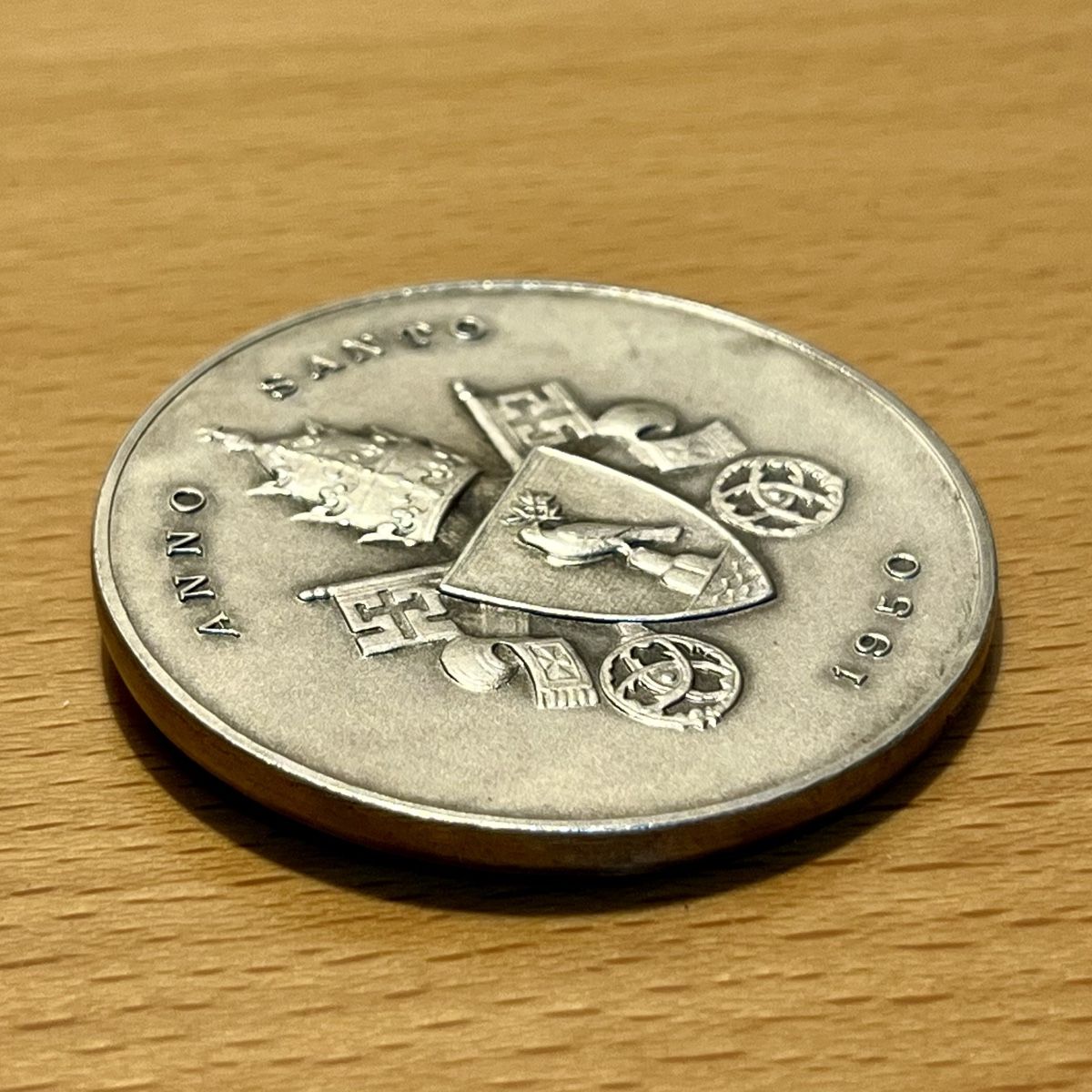 Medaglie: Médaille Pius XII Pontifex Maximus 1950 – Usato da Vuisternens-devant-Romont venduto da ribouldog 3