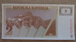 SLOVENIA 2 TOLAR UNC
