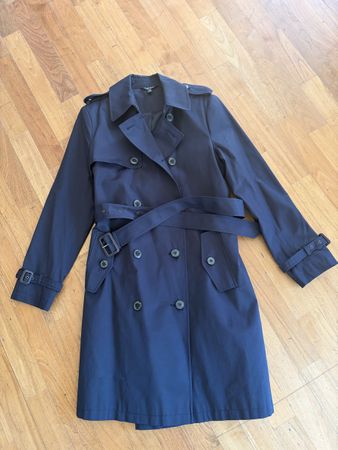 Ralph Lauren Trenchcoat, Grösse L, Dunkelblau, neu