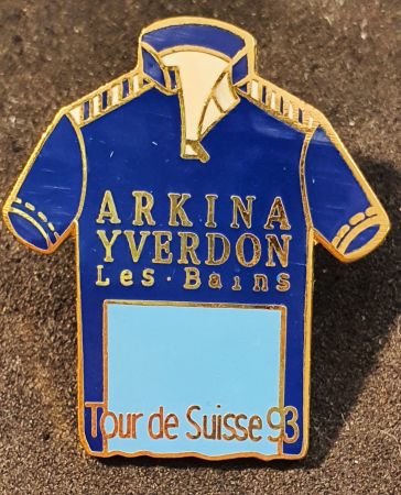 G995B  Pin Velo Bike Trikot ARKINA YVERDON Tour de Suisse 93