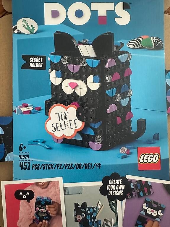 Kit di costruzioni: Lego Dots 41924 Geheimbox Katze Stiftehalter – Usato da Adlikon venduto da suermel2000