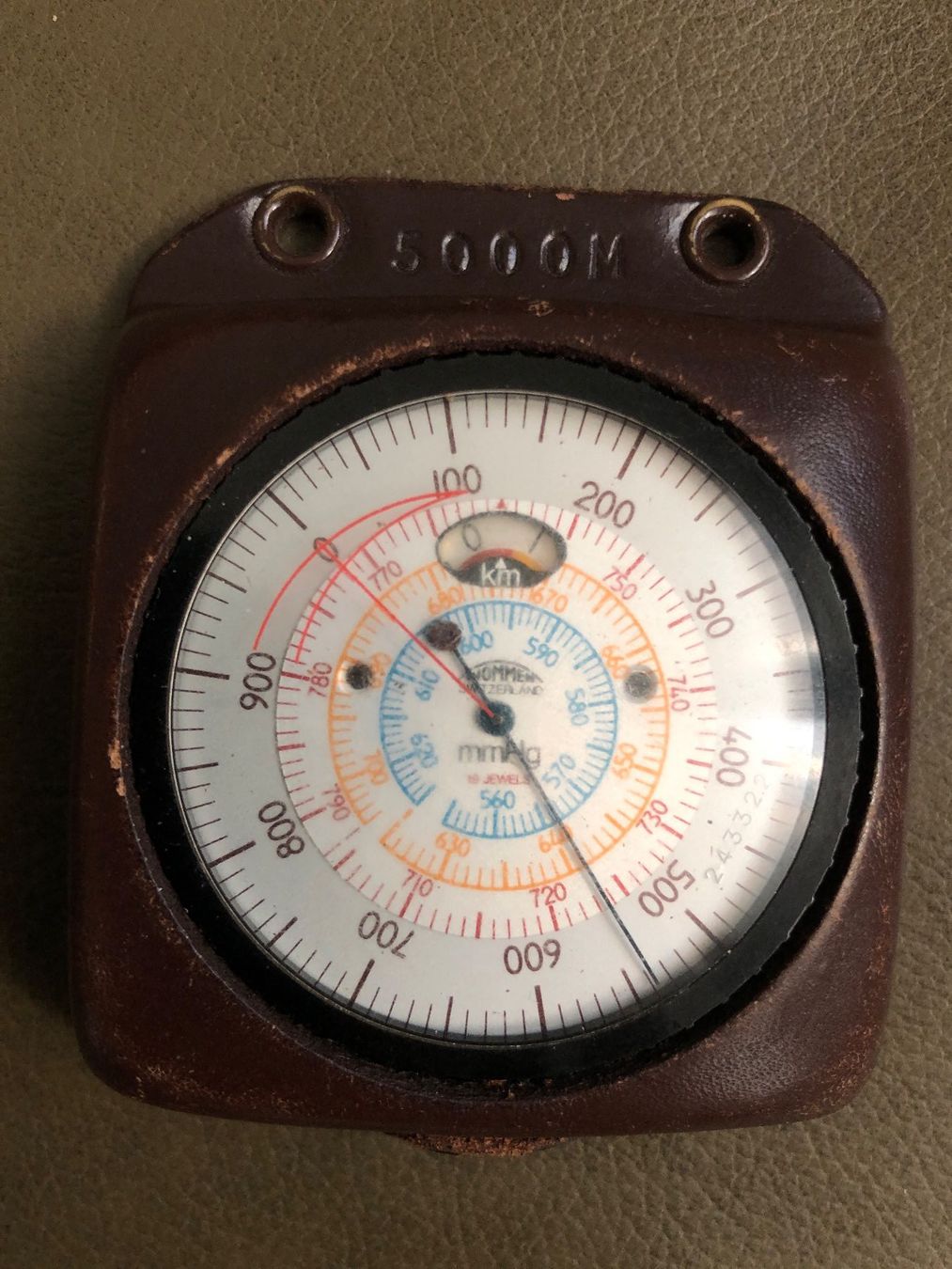 Revue Thommen Misurare: Thommen Höhenmesser Altimeter 5000m – Usato da Nunningen venduto da anclaudia 2