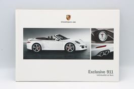 Porsche Exclusive 911 991 2011 Hardcover Prospekt