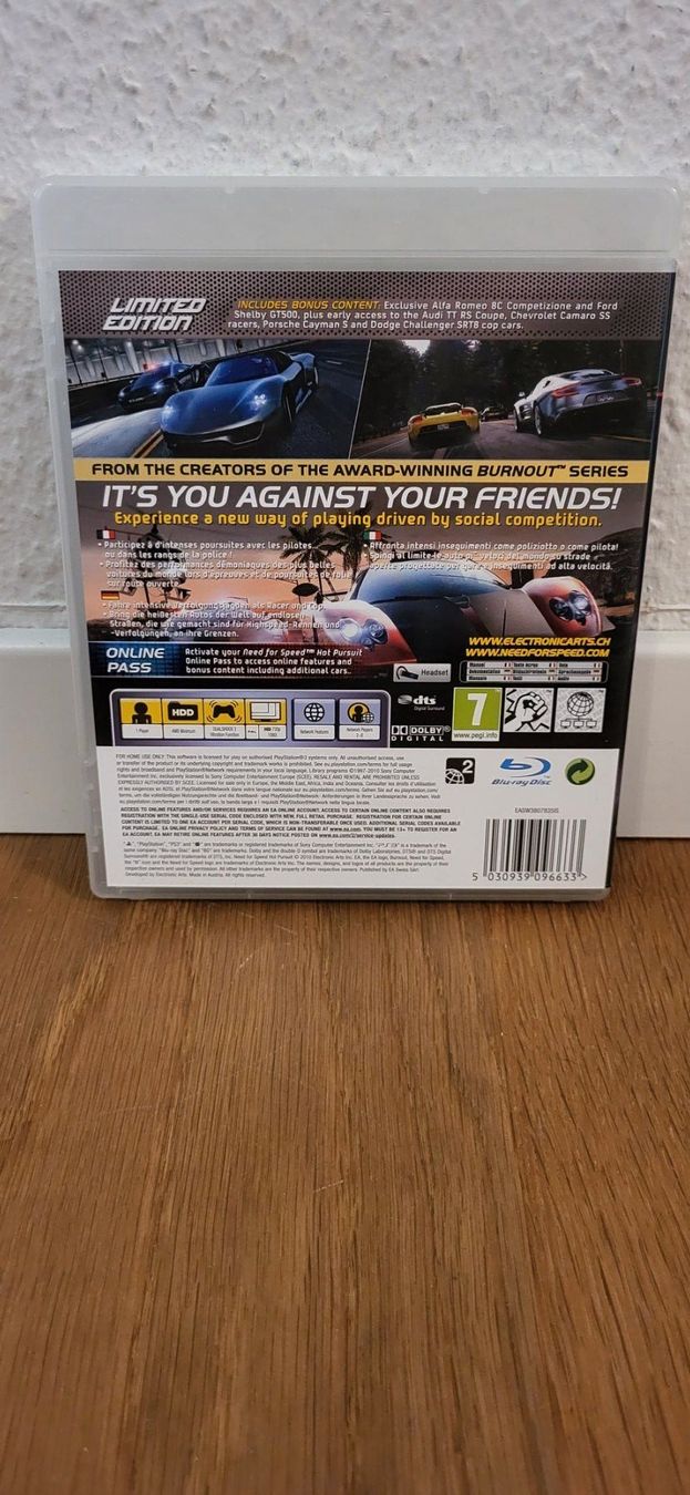 Sony Spiele: PS 3 - Need for Speed Hot Pursuit – Gebraucht aus Münsingen von Heroism2010 1