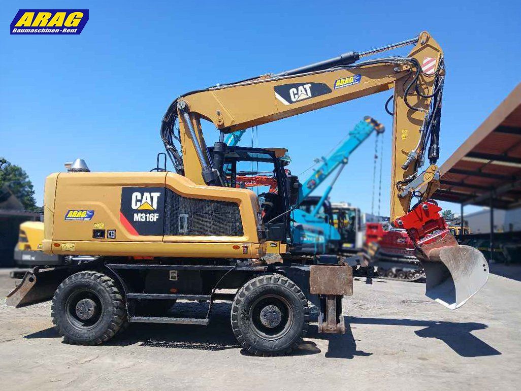 Caterpillar Escavatori: Cat M316F Mobilbagger – Usato da Hasle LU venduto da Arag08 1