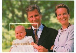 Block "König Philippe & Königin Mathilde". Belgien