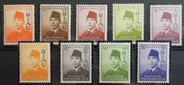 Indonesien RIAU Kat. 33-41 ** 1960 Kat. 30 Euro