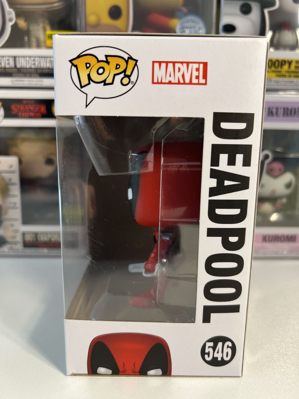 Funko Statuette: Funko POP! Marvel Deadpool (Gun & Sword First Appearance) – Nuovo e nell'imballaggio originale da Le Mouret venduto da perfectbijou 3