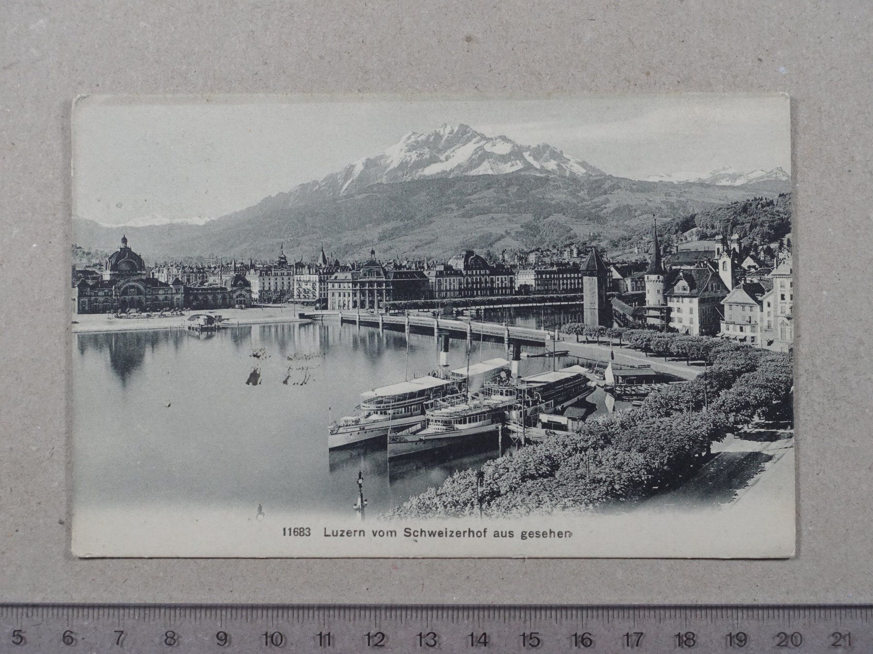 Ansichtskarten: Luzern, 1910, Schiff, Dampfschiff – Gebraucht aus Lenzburg von fh1