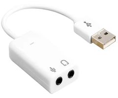 USB Audio Interface 3.5mm Klinkenstecker für Kopfhörer, Mic