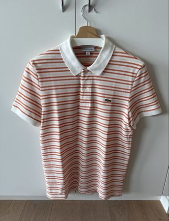 LACOSTE STRIPED POLO SHIRT - FR 4 / US M 