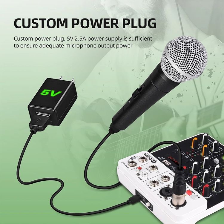 Console di mixaggio: PC-Aufnahme-Mischpult 4 Kanäle Bluetooth Audio-Interface – Nuovo e nell'imballaggio originale da Genève venduto da Top-Trend 7