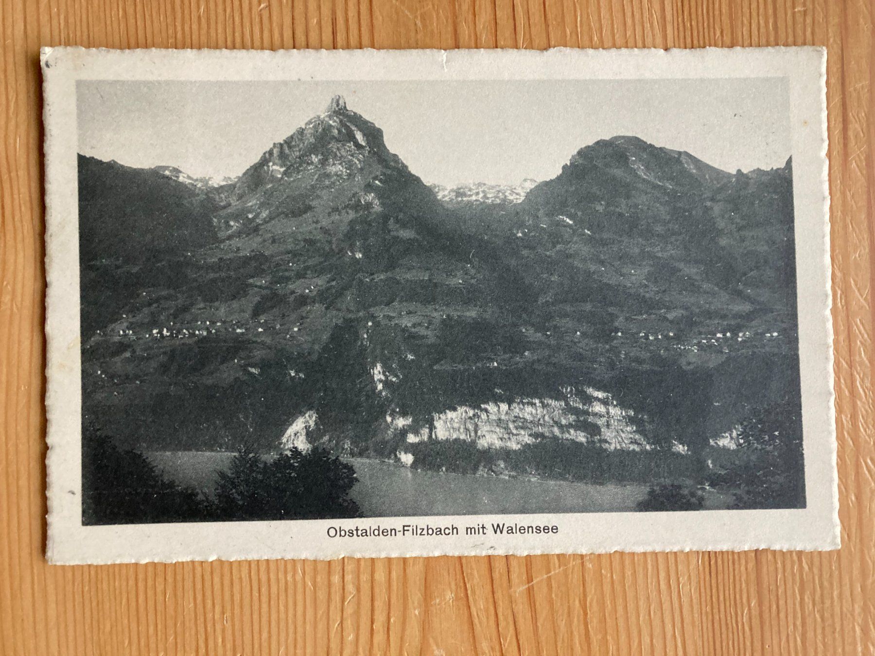 Ansichtskarten: Obstalden-Filzbach mit Walensee - AK 1913 – Gebraucht aus Oberuzwil von Henri09