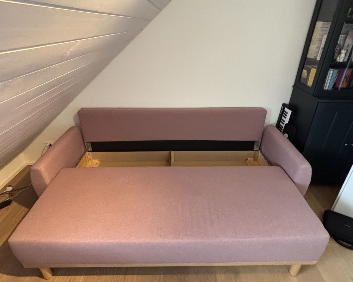Ikea Sofas: Sofa bed IKEA GRUNNARP pink – Gebraucht aus Egg b. Zürich von jen_hm7m 1