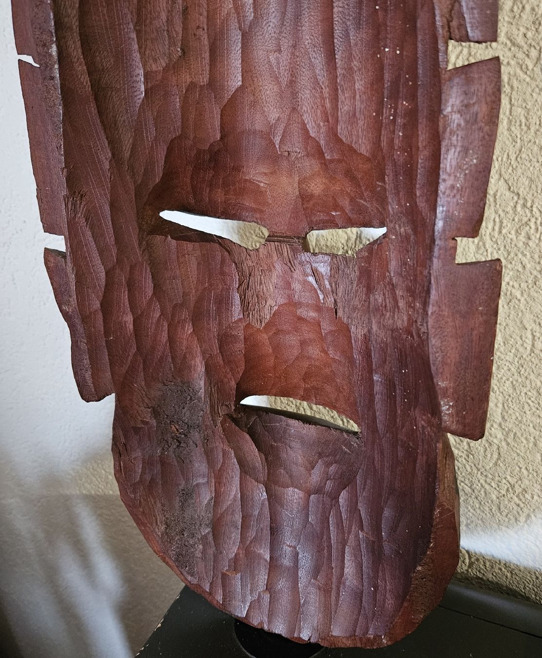Internationale Kunst: Große afrikanische Holzmaske „Ethno / Afrika / Holzkunst“ – Gebraucht aus Thun von Engel114 4