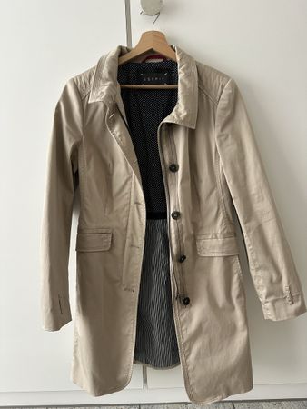 Damen Mantel Esprit beige langarm grösse 36