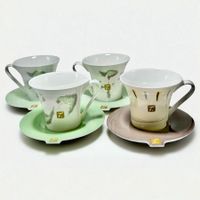 Ensemble 4 Tasses 4 Soucoupes porcelaine SPECIAL.T by Nestlé