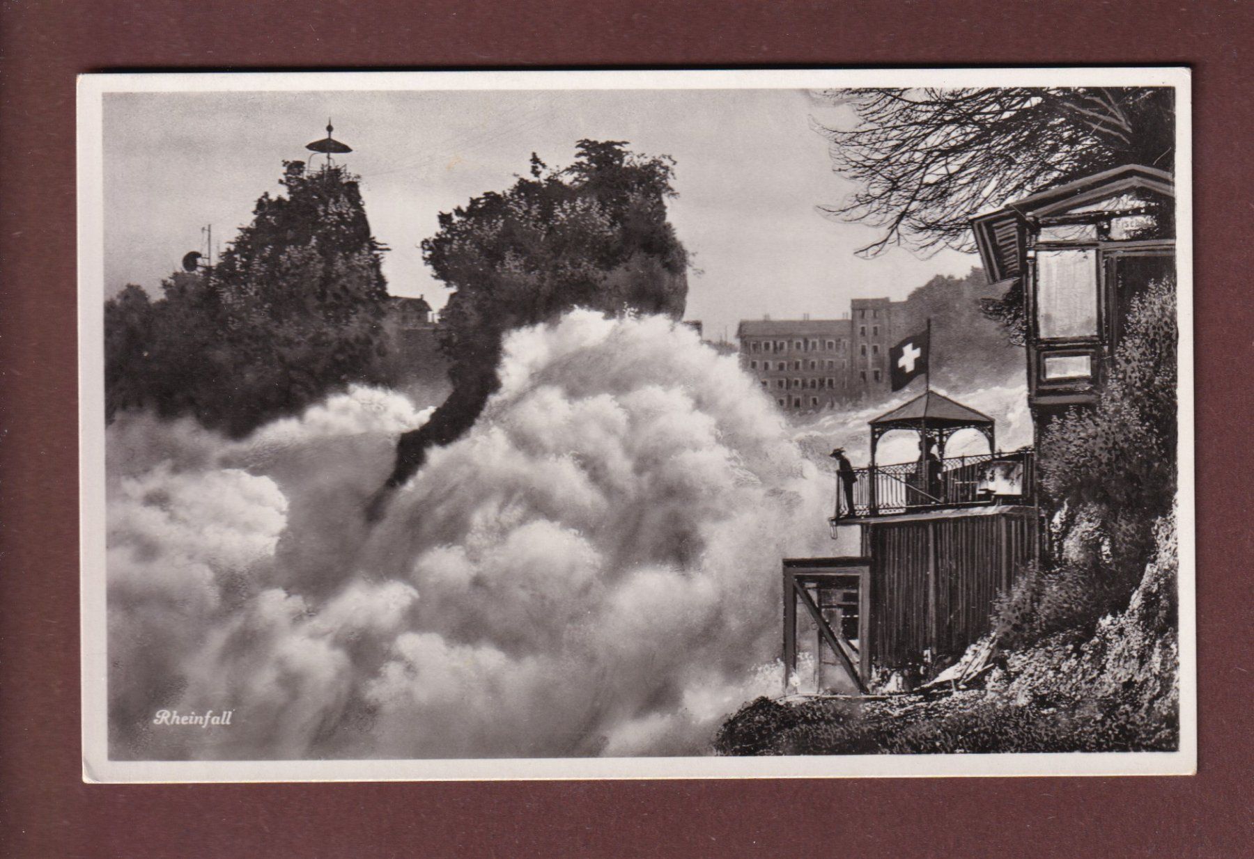 Cartes postales: RHEINFALL - 1937 – D'occasion à Pully par nicecards-shop