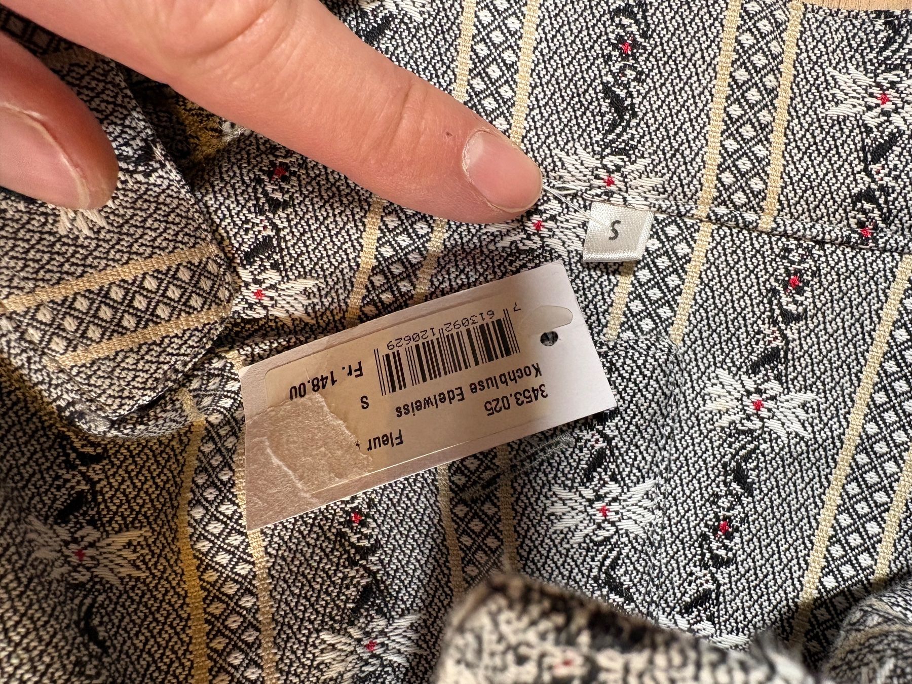 Grembiuli: Jenny Edelweiss Kochbluse in S – Usato da Elgg venduto da Jo_Naj 5