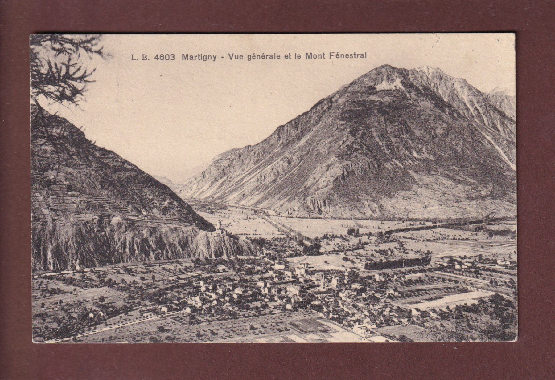 Cartoline postali: MARTIGNY - Mont Fénestral – Usato da Pully venduto da nicecards