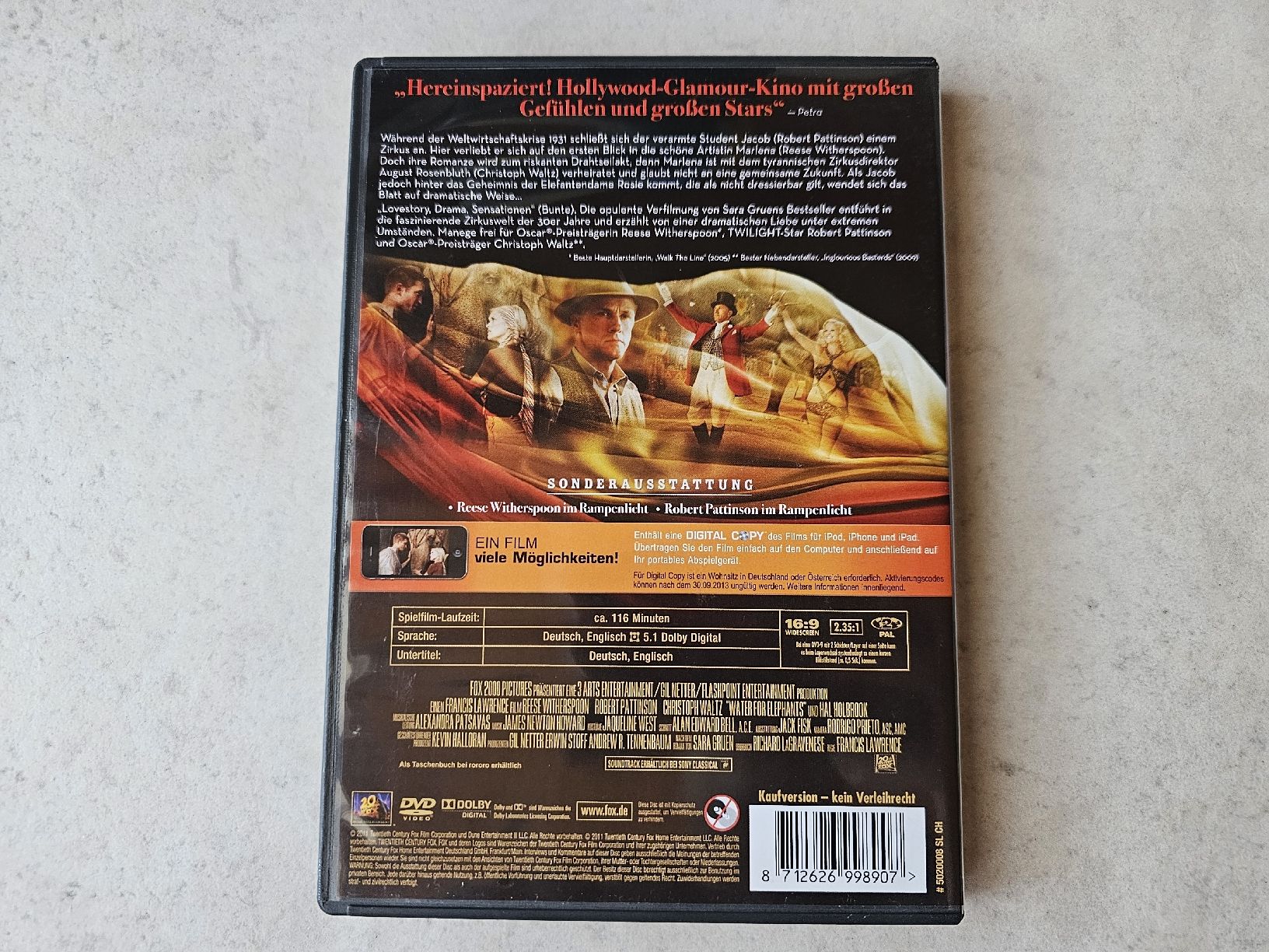 Tutti i DVDs: Wasser für die Elefanten – Usato da Schneisingen venduto da backstore24 1