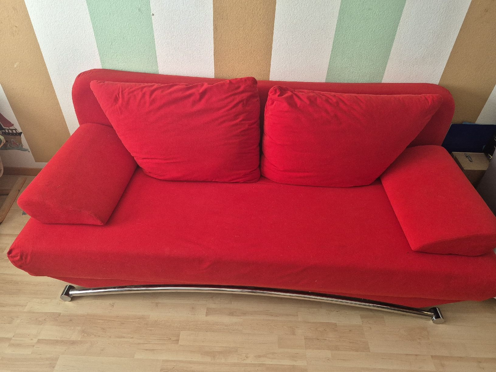Divani: Sofa rot Schlaffunktion guter Zustand – Usato da Spreitenbach venduto da Snezi01 2
