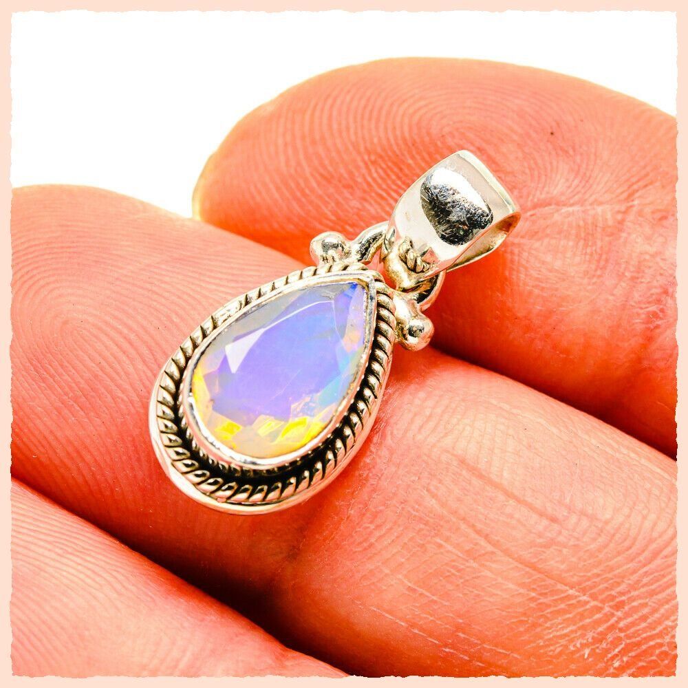 Ciondoli: FIRE OPAL, Opal Anhänger 925 Silber – Nuovo e nell'imballaggio originale da Oberglatt ZH venduto da Goldfee1