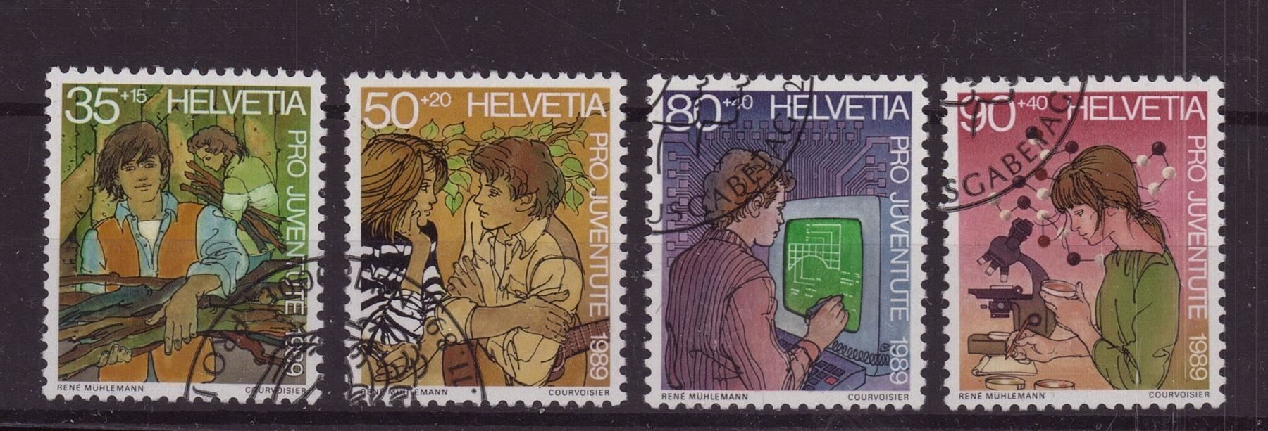 Tutti i francobolli: 1989 Satz Pro Juventute ET – Usato da Eggersriet venduto da stamp303