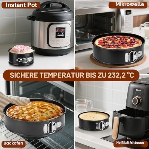 Moules à gâteaux: Springform 4 Stück 11 18 23 26cm Backform Profi-Kuchenform – Neuf avec emballage d'origine à Hundwil par Stallone6 5