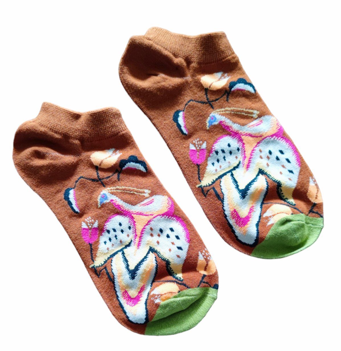 Calze: Sneaker-Socken Blumen / Flowers – Nuovo e nell'imballaggio originale da Zürich venduto da amysmith 1
