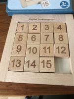 Holz Zahlen Schiebepuzzle Denkspiel Logikspiel Geduldspie...