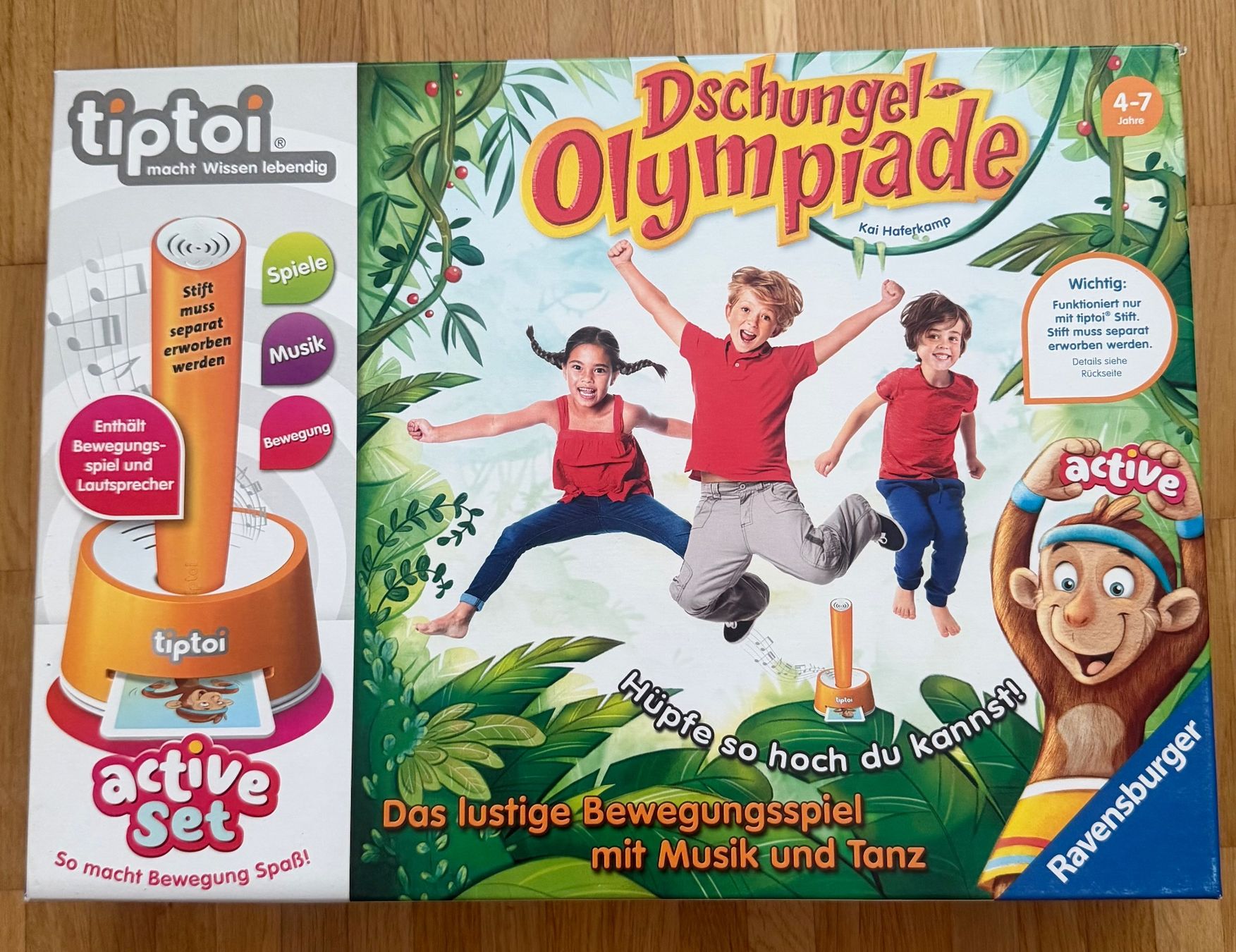Tiptoi Spiele: Tiptoi Dschungel Olympiade Active Set – Gebraucht aus Zürich von giovannisp