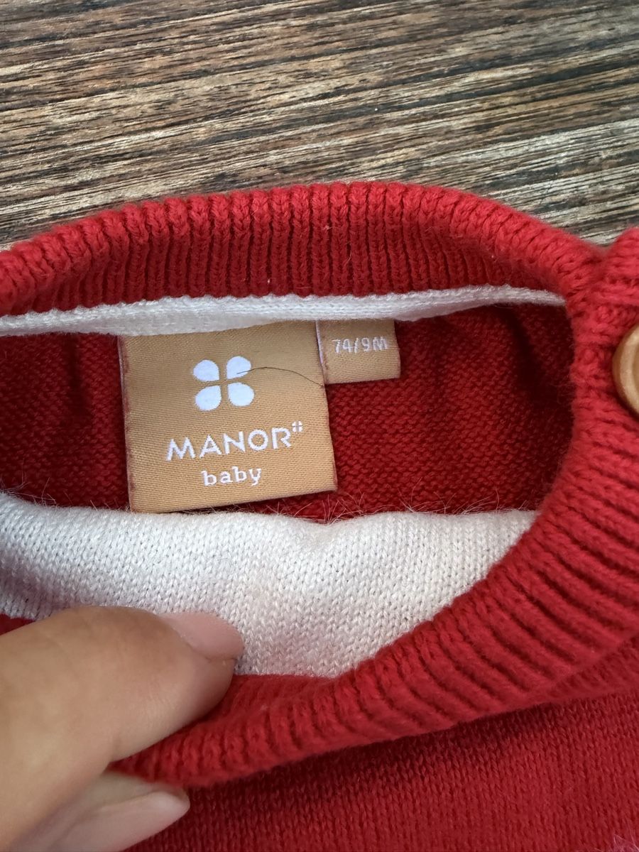 Pullover & Sweatshirts: Süsser Winter-Pullover Grösse 74/9M mit Motiv – Gebraucht aus Horgen von adrigas 2