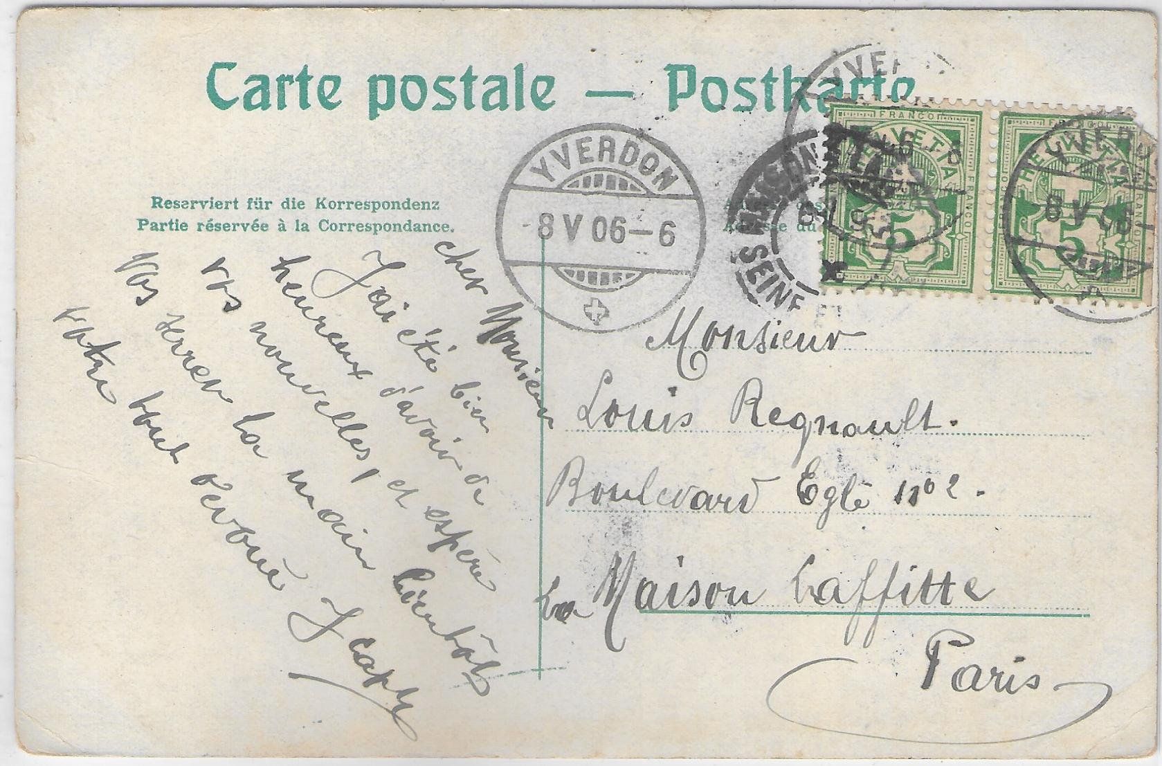 Cartoline postali: Yverdon - Les Casernes – Usato da Ettingen venduto da Kartenplanet 1