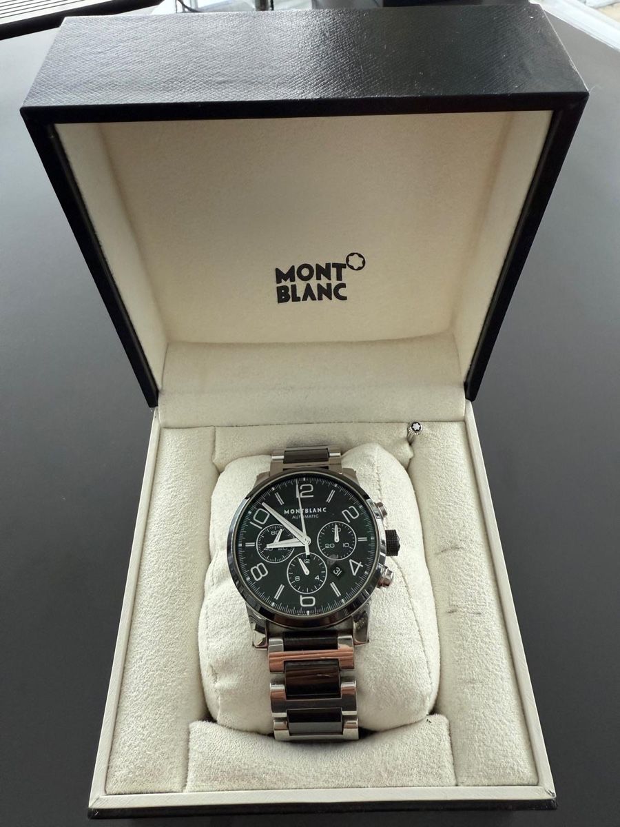 Montblanc Orologi: Montblanc Timewalker Chronograph, Top Zustand, Full Set – Usato da Zürich venduto da tina_lea