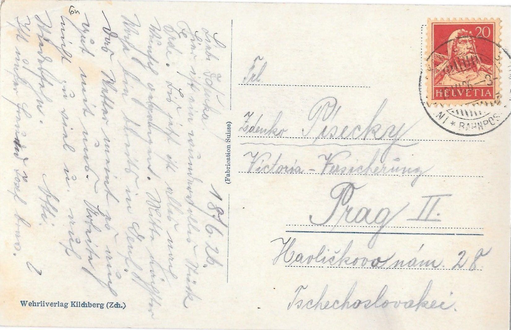 Cartes postales: Wengen Teilansicht – D'occasion à Olten par clotaldi 1