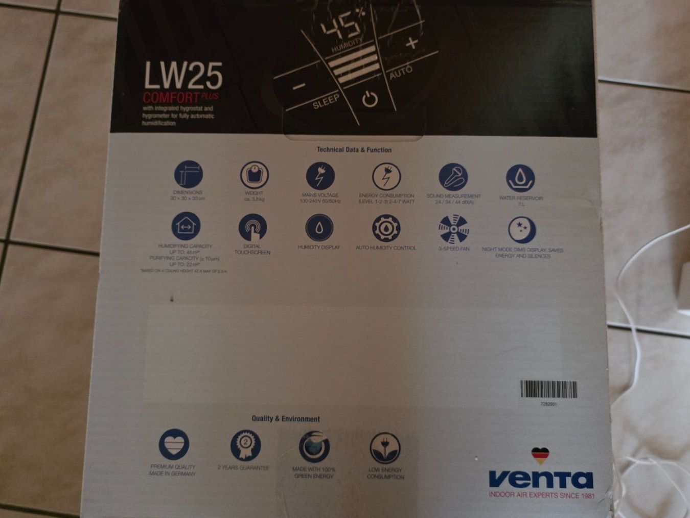 Venta Purificatori d'aria: Venta Luftwäscher LW25 Comfort Plus – Usato da Uffikon venduto da san123day 6