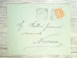 TR80 Enveloppe + Timbre Italie 1892