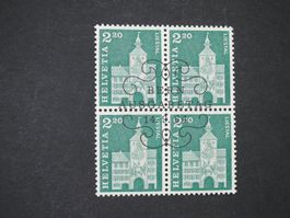 1964 Nr. 425 im 4er Block mit ET Stempel
